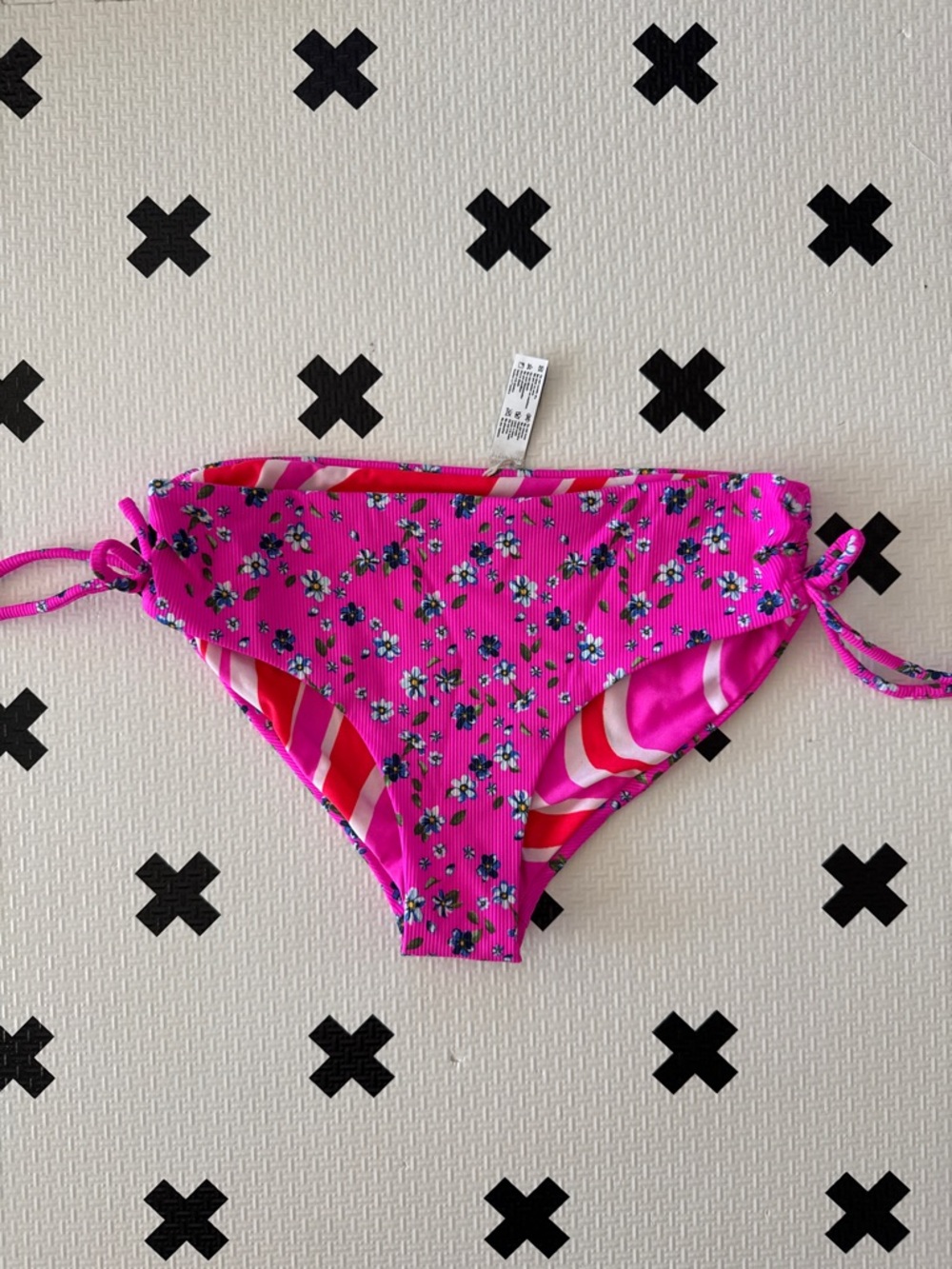 Maaji girls happy flower mango reversible bikini bottoms size 12
